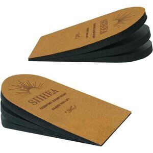 Adjustable Heel Lifts for Shoes, 1/4'' Height Increase Insoles